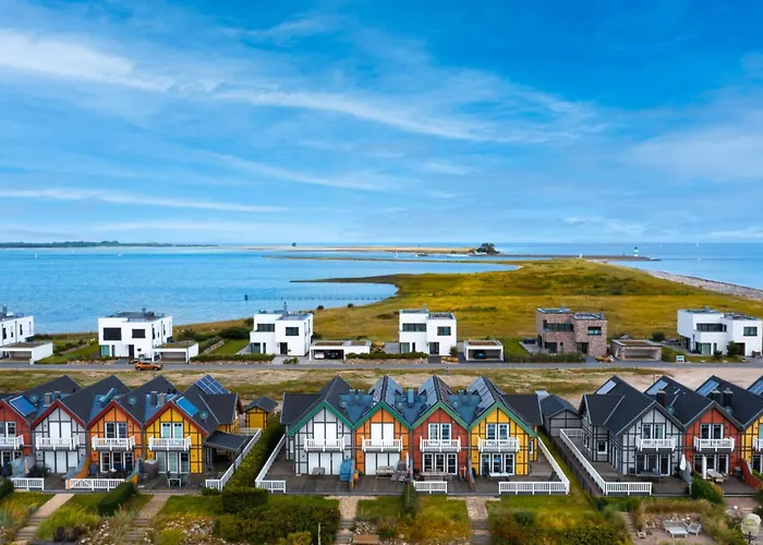 King Erste Lage, Dachterrasse, Meerblick, Carport, Kamin, Sauna, Terrasse, Aussenrolllaeden Vakantiehuis *